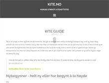 Tablet Screenshot of kite.no